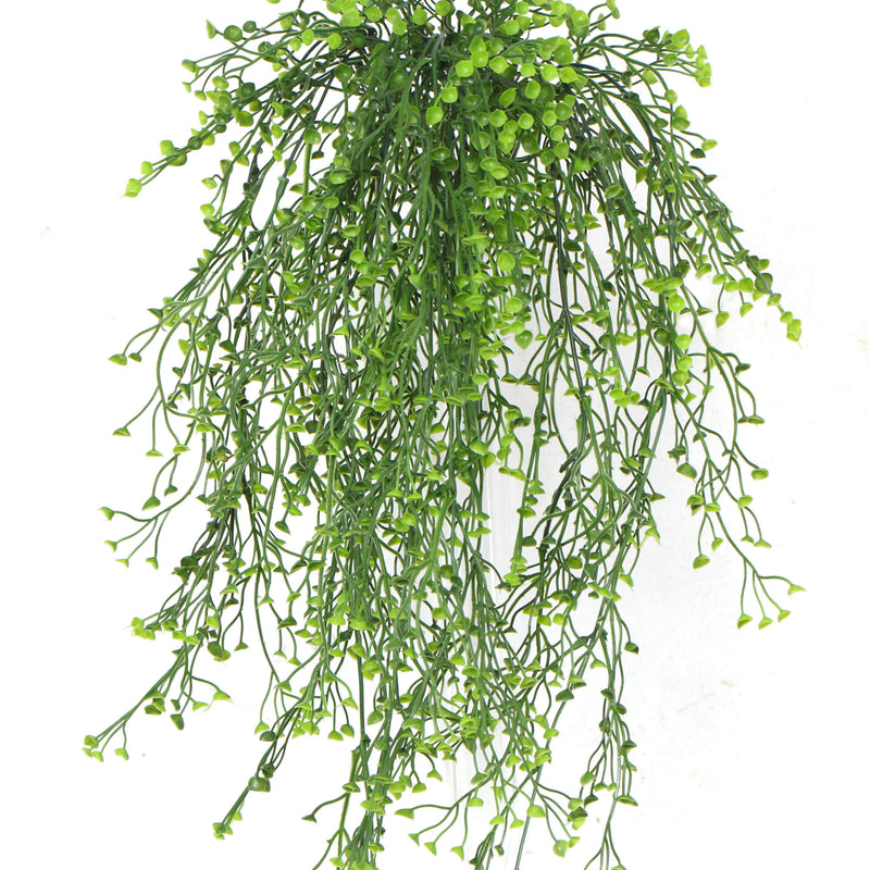 Artificial Hanging Plant (Natural Green) UV Resistant 90cm Payday Deals