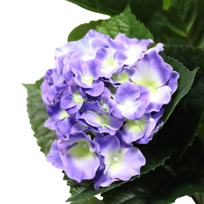 Artificial Hydrangea 74cm - Mixed Purples And Yellows Payday Deals