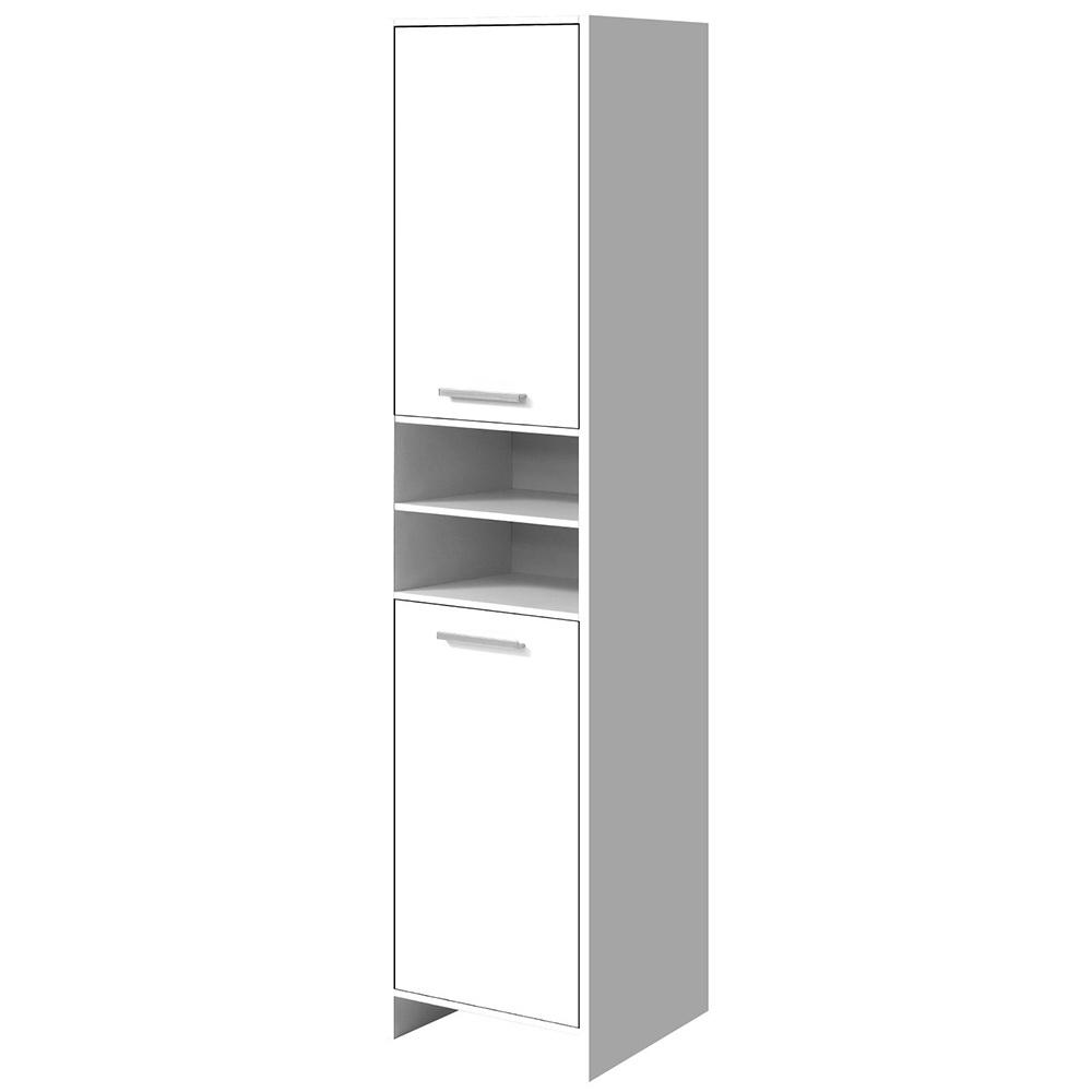 Artiss 185cm Bathroom Tallboy Toilet Storage Cabinet Laundry Cupboard Adjustable Shelf White dropshipzone