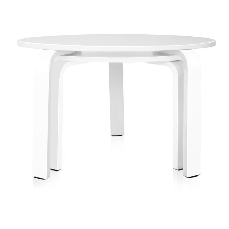 Artiss 2 Piece Wooden Coffee Table - White