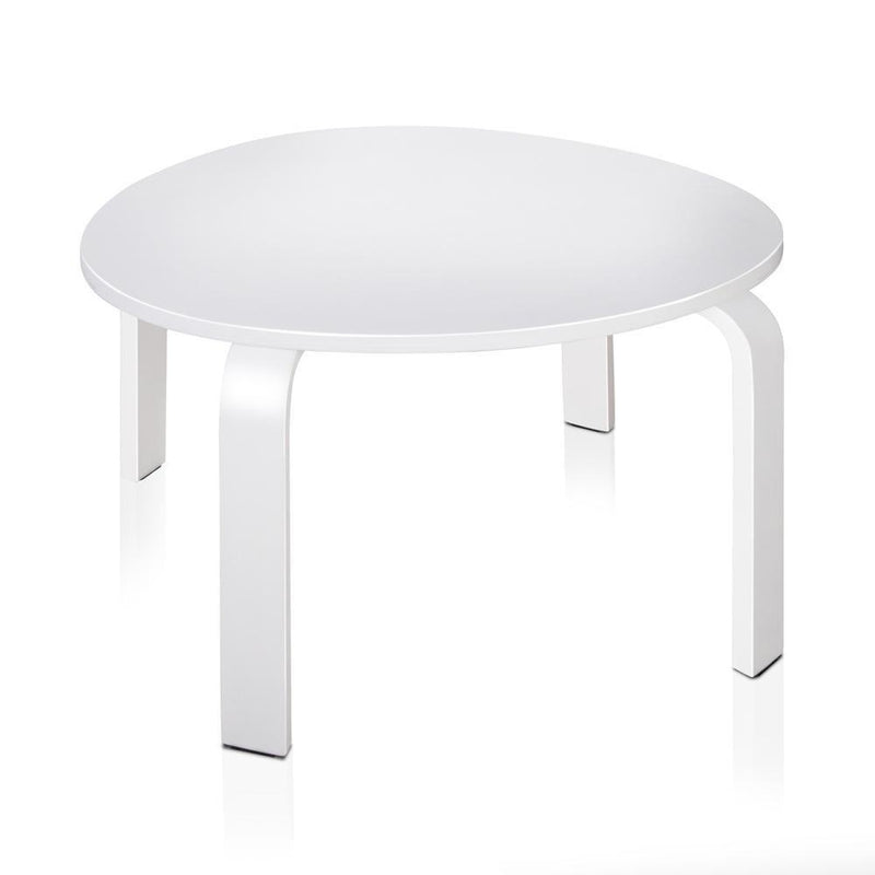 Artiss 2 Piece Wooden Coffee Table - White