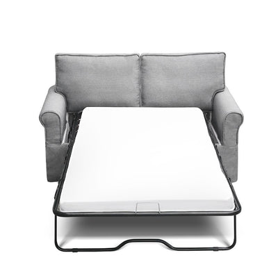 Artiss 2 Seater Folding Sofa Bed - Grey
