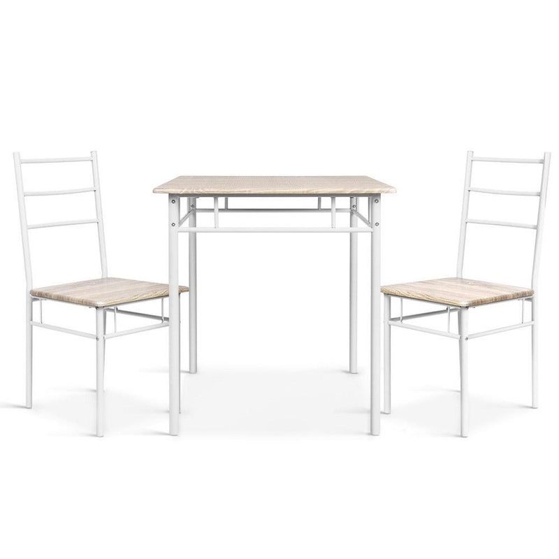 Artiss 3 Piece Dining Set - Natural Payday Deals