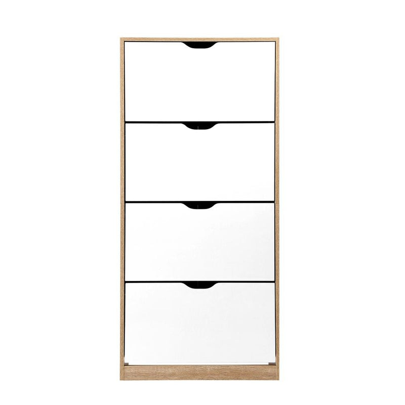 Artiss 48 Pairs Shoe Cabinet Rack Organiser Storage Shelf Wooden Payday Deals