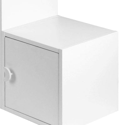 Artiss 6 Cube Display Shelf Bookcase 2 Doors Storage Cabinet White