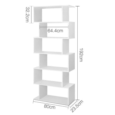 Artiss 6 Tier Display Shelf - White Payday Deals