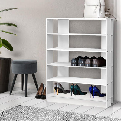 Artiss 6-Tier Shoe Rack Cabinet - White Payday Deals