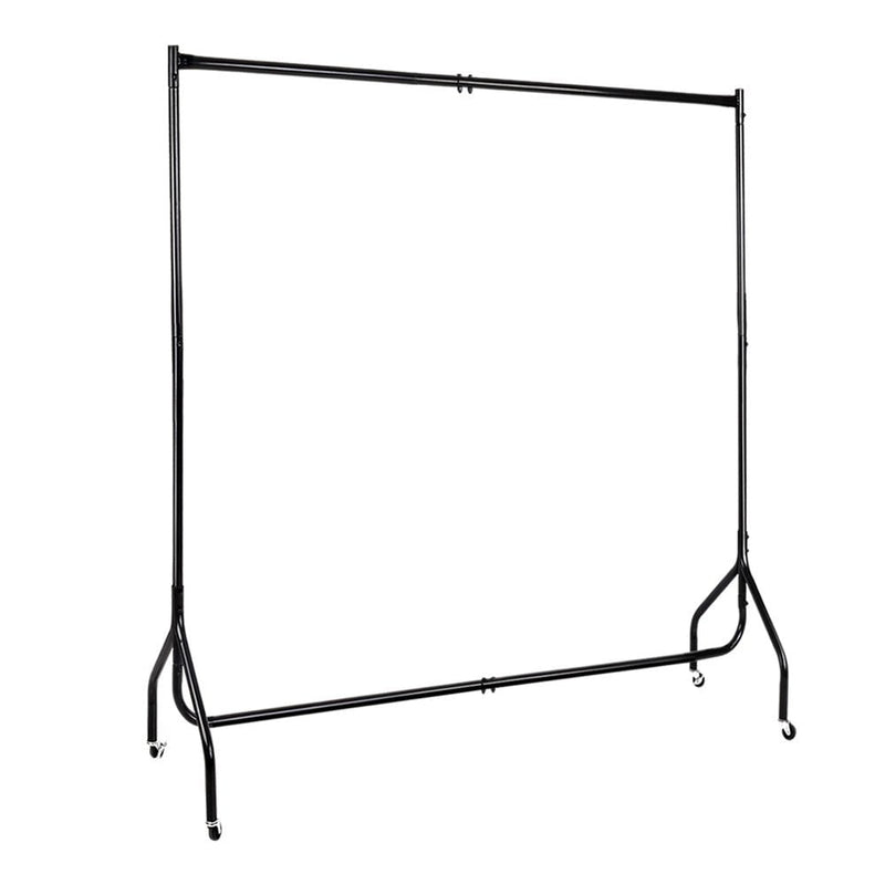 Artiss 6FT Clothes Racks Metal Garment Display Rolling Rail Hanger Airer Stand Portable Payday Deals