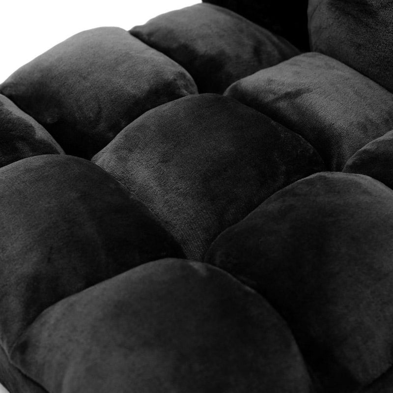 Artiss Adjustable Lounge Chair - Black