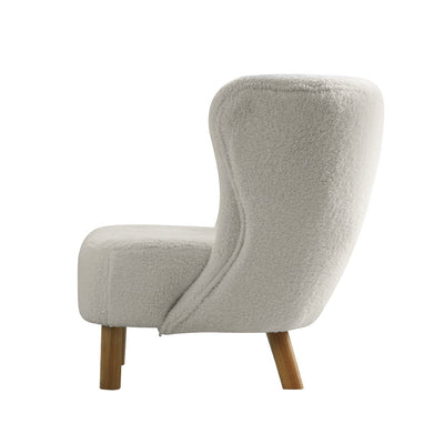 Artiss Armchair Lounge Accent Chair Armchairs Couch Chairs Sofa Bedroom White Payday Deals