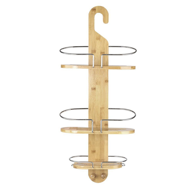 Artiss Bamboo Shower Caddy with Hanging Hook