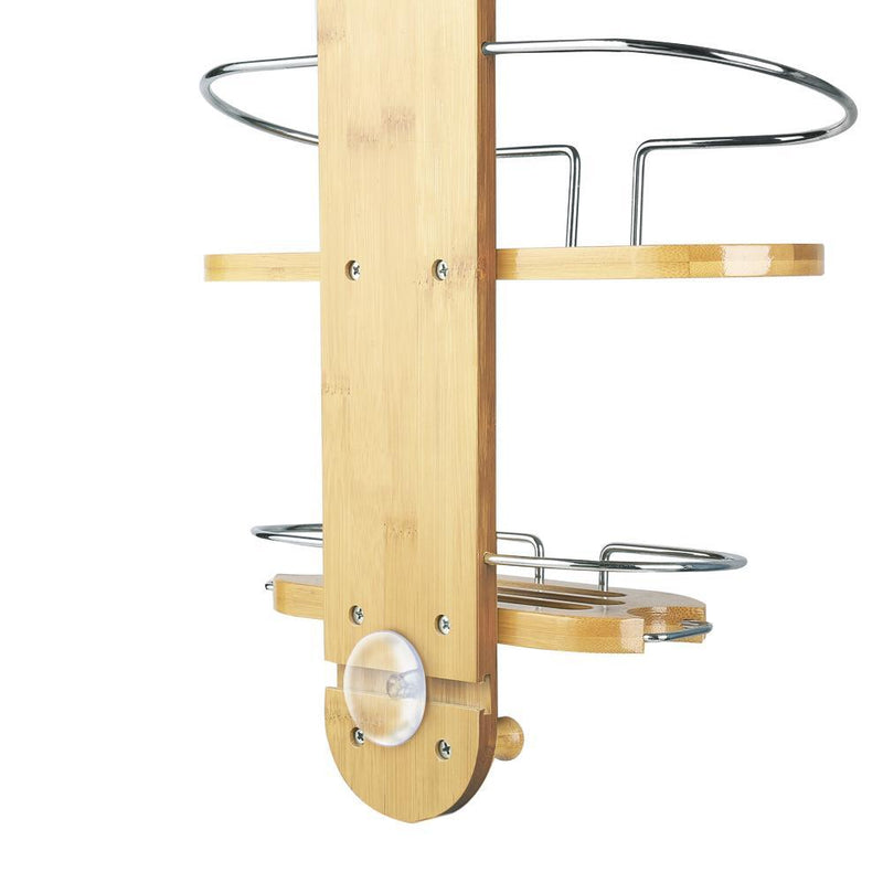 Artiss Bamboo Shower Caddy with Hanging Hook