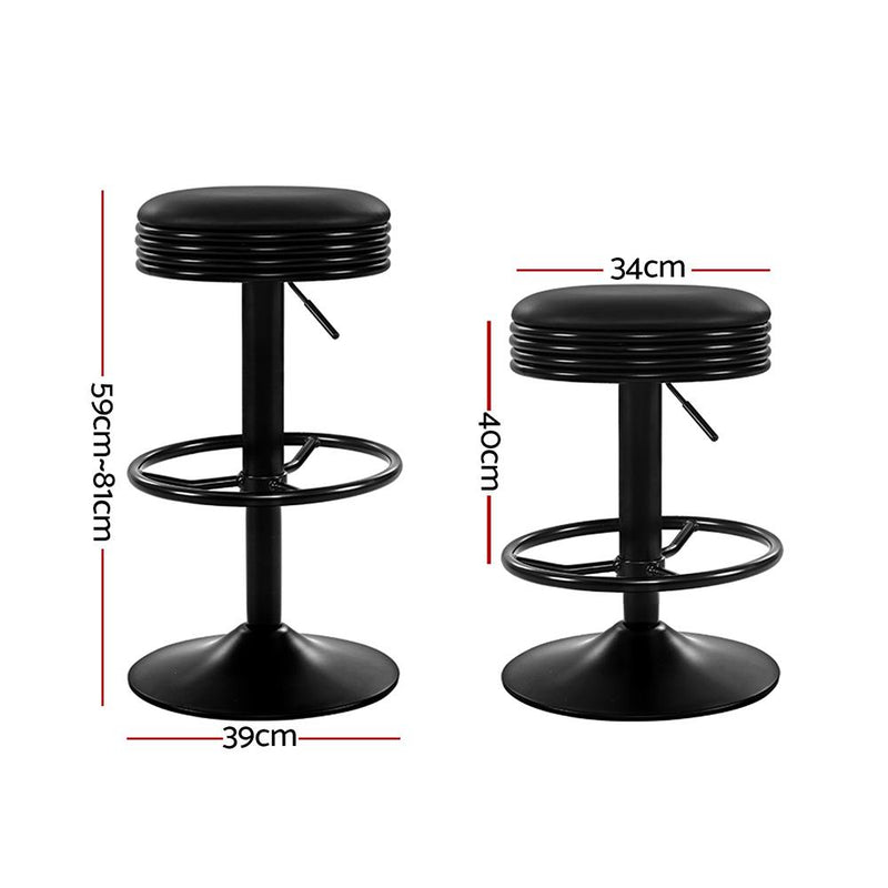 Artiss Bar Stools Kitchen Stool Black Barstool Payday Deals