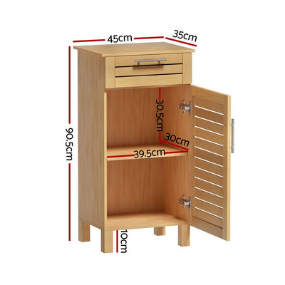 Artiss Bathroom Cabinet Storage 90cm wooden JILL Payday Deals