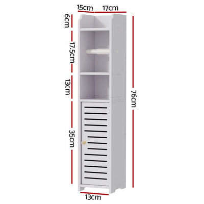 Artiss Bathroom Cabinet Toilet Roll Holder Tissue Organizer 3 Tier Floor Cabinet Payday Deals