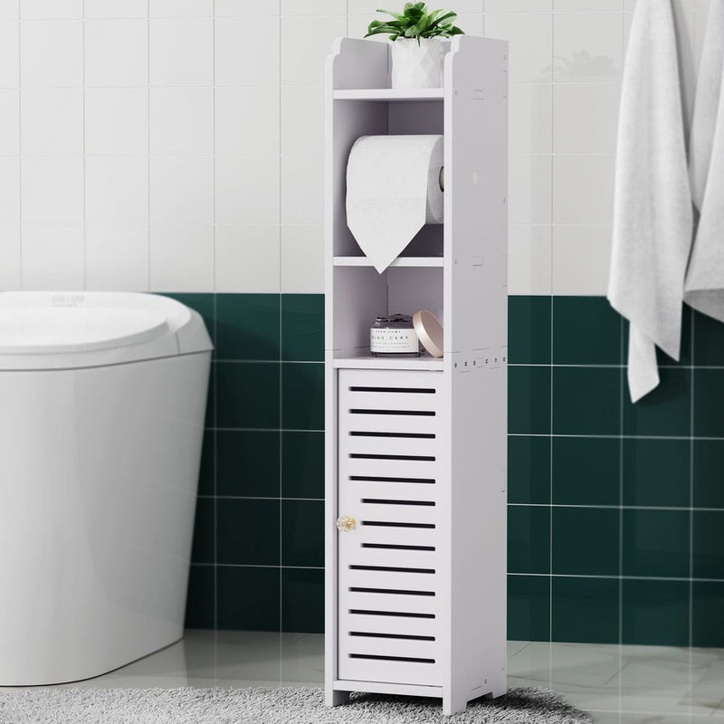 Artiss Bathroom Cabinet Toilet Roll Holder Tissue Organizer 3 Tier Floor Cabinet Payday Deals