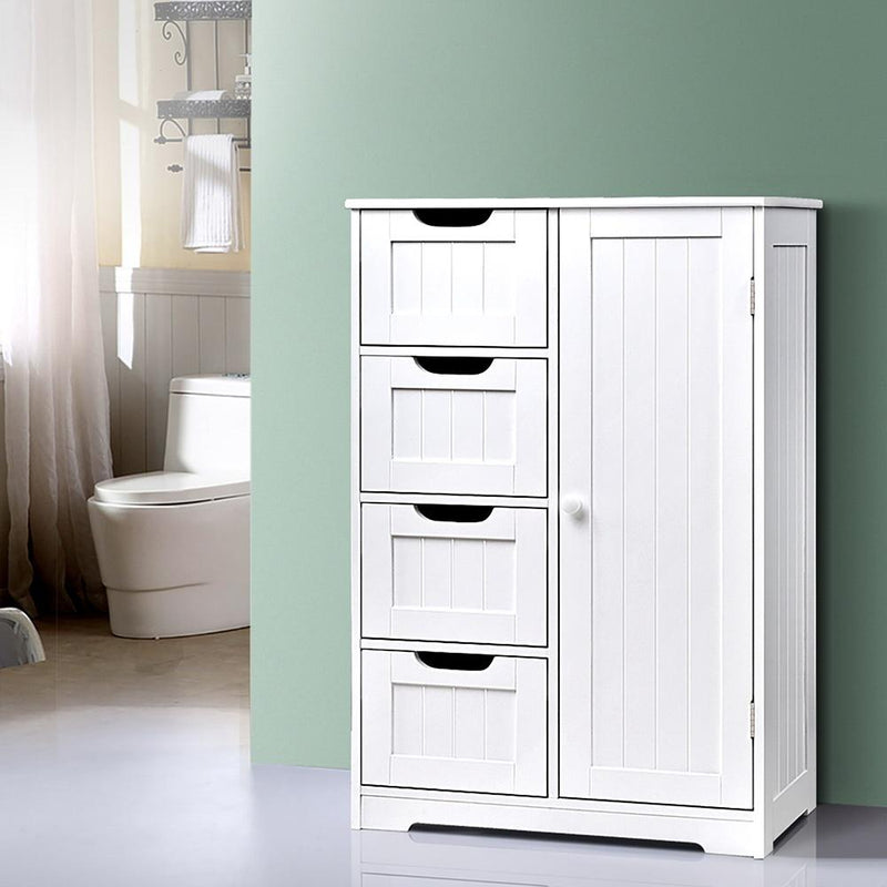 Artiss Bathroom Tallboy Storage Cabinet - White Payday Deals