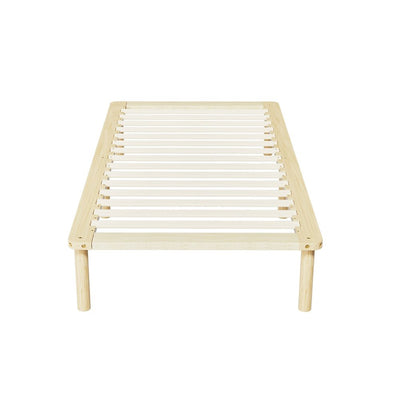 Artiss Bed Frame King Single Size Wooden Base Mattress Platform Timber Pine AMBA Payday Deals