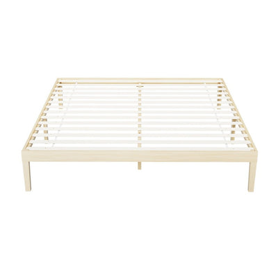 Artiss Bed Frame King Size Wooden Base Mattress Platform Timber Pine BRUNO Payday Deals