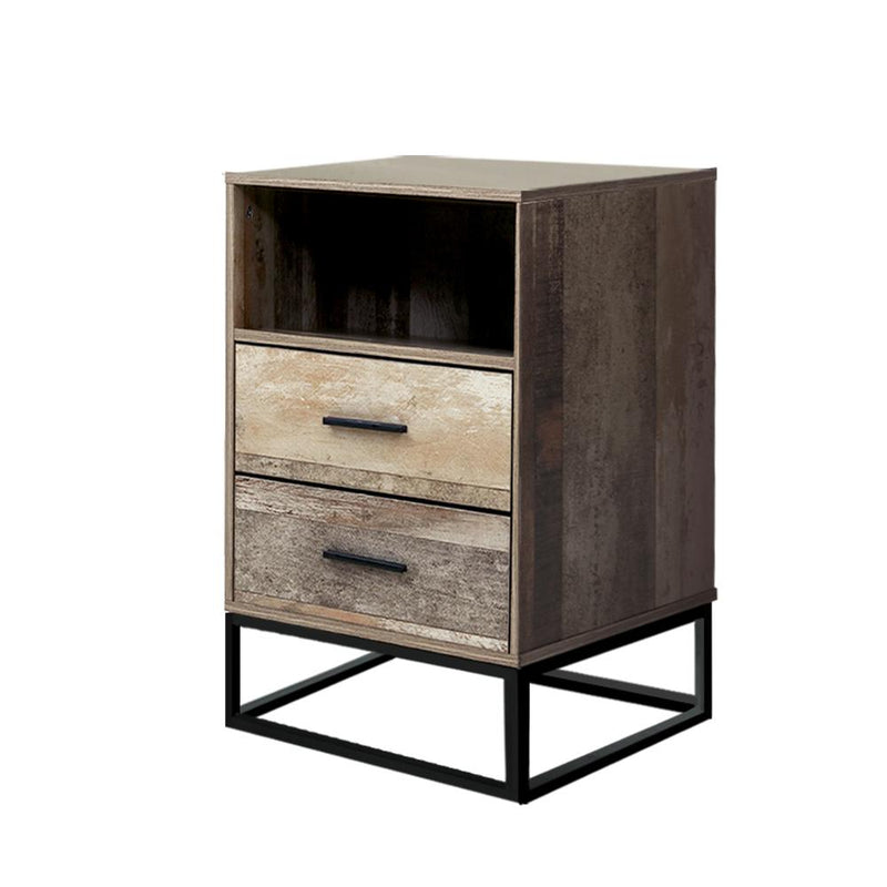 Artiss Bedside Tables Drawers Side Table Nightstand Storage Cabinet Unit Wood Payday Deals