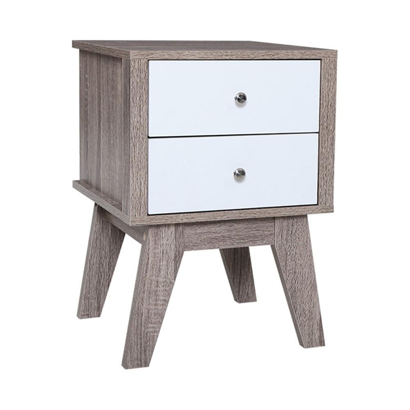 Artiss Bedside Tables Drawers Side Table Nightstand Storage Cabinet Wood Payday Deals