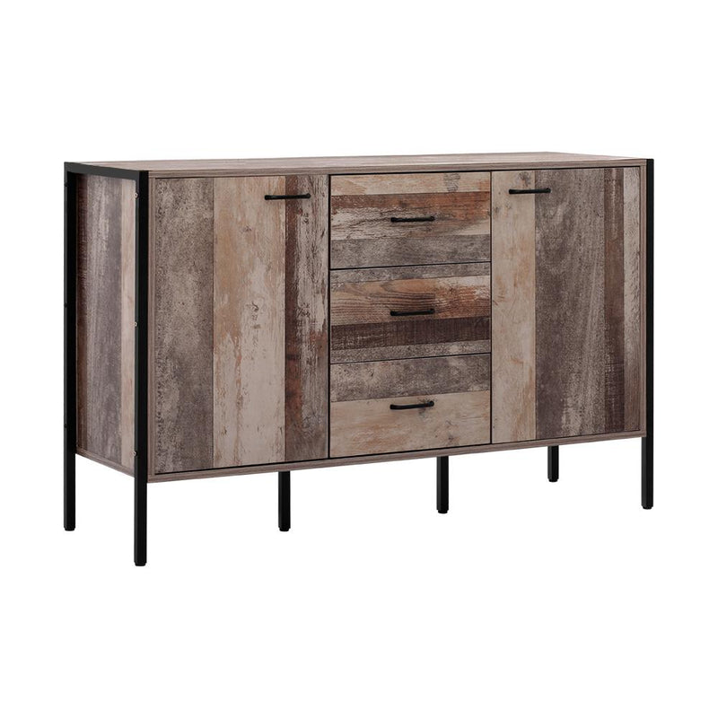 Artiss Buffet Sideboard Storage Cabinet Industrial Rustic Wooden Payday Deals