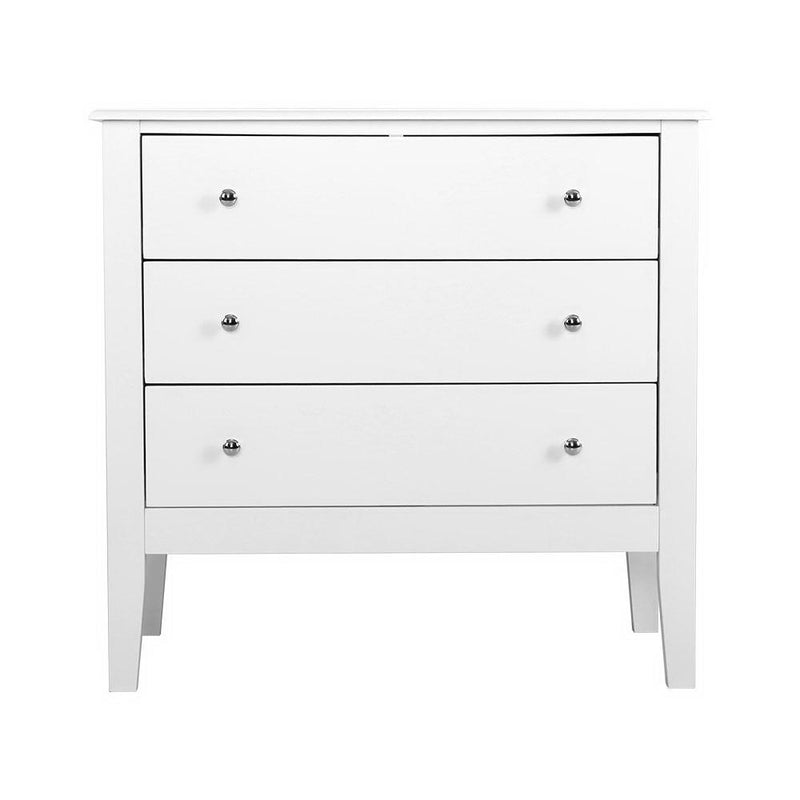 Artiss Chest of Drawers Storage Cabinet Bedside Table Dresser Tallboy White Payday Deals