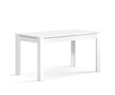 Artiss Dining Table 4 Seater Wooden Kitchen Tables White 120cm Cafe Restaurant Payday Deals