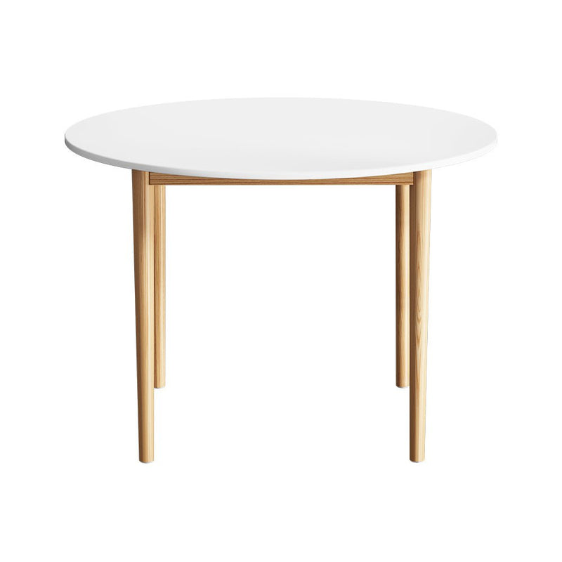 Artiss Dining Table Round White 108CM Diameter Demi Payday Deals