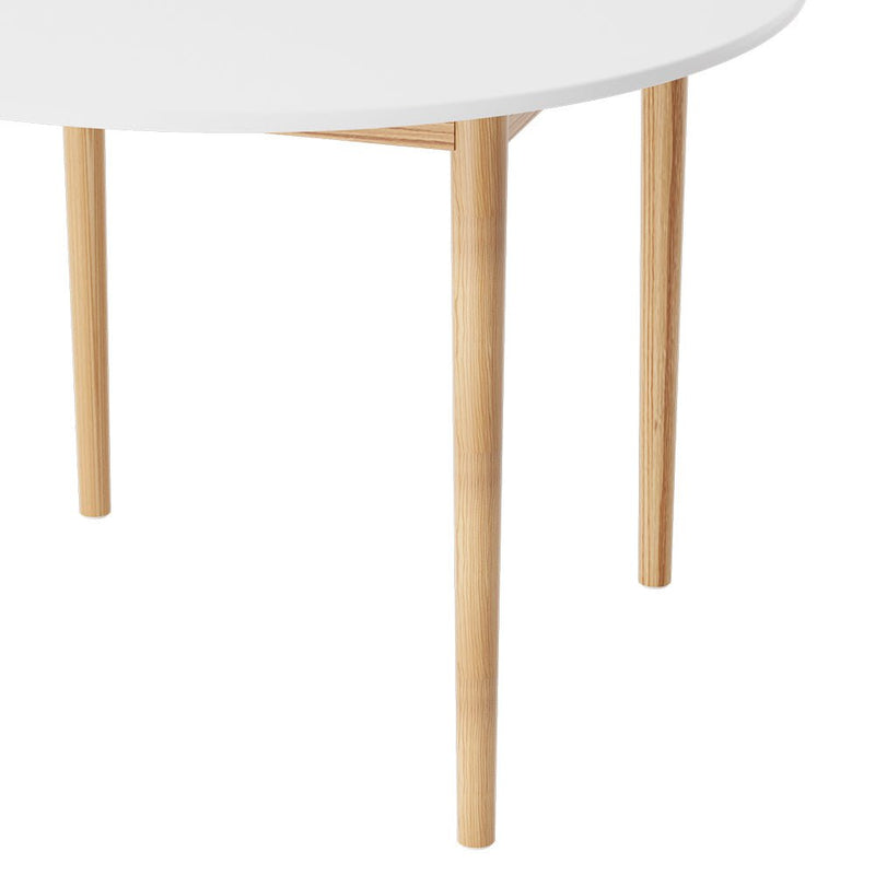 Artiss Dining Table Round White 108CM Diameter Demi Payday Deals