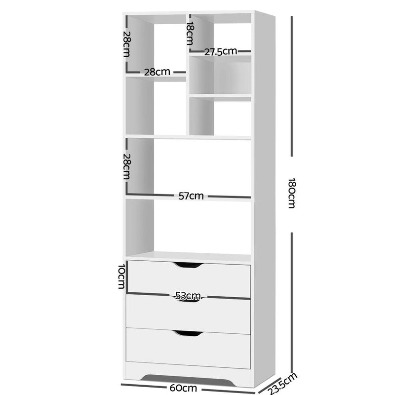 Artiss Display Drawer Shelf - White Payday Deals