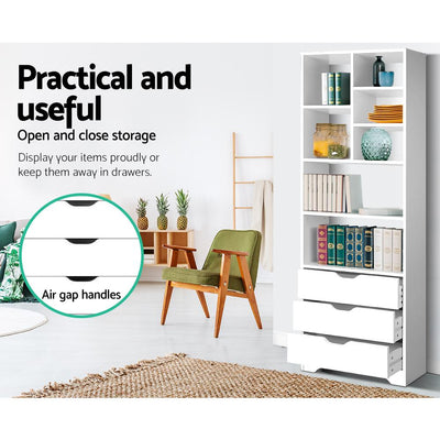 Artiss Display Drawer Shelf - White Payday Deals