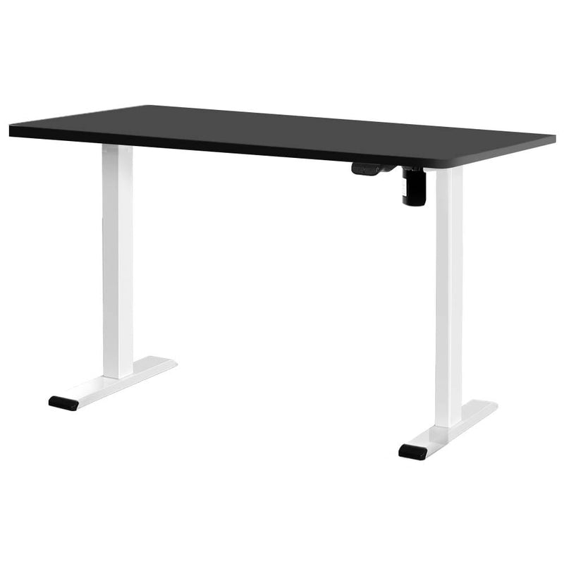 Artiss Electric Standing Desk Motorised Adjustable Sit Stand Desks White Black Payday Deals