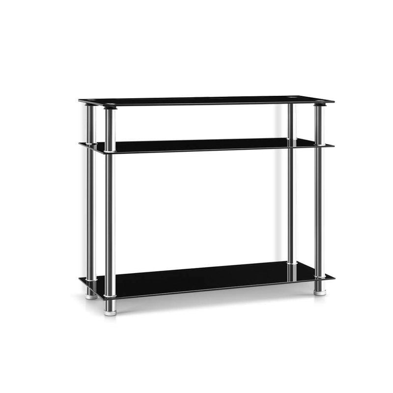 Artiss Entry Hall Console Table - Black & Silver Payday Deals