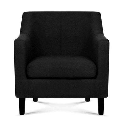 Fabric Dining Armchair - Black Payday Deals