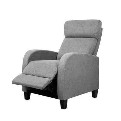 Artiss Fabric Reclining Armchair - Grey Payday Deals