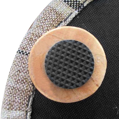 Artiss Fabric Round Ottoman - Lattice