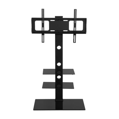 Artiss Floor TV Stand Bracket Mount Swivel Height Adjustable 32 to 70 Inch Black Payday Deals