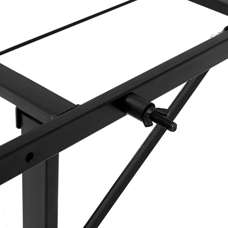 Artiss Foldable King Metal Bed Frame - Black