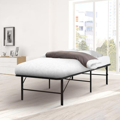 Artiss Foldable King Single Metal Bed Frame - Black Payday Deals