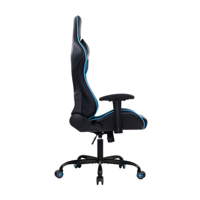 Artiss Gaming Office Chair Computer Chairs Leather Seat Racing Racer Recliner Meeting Chair Black Blue Payday Deals