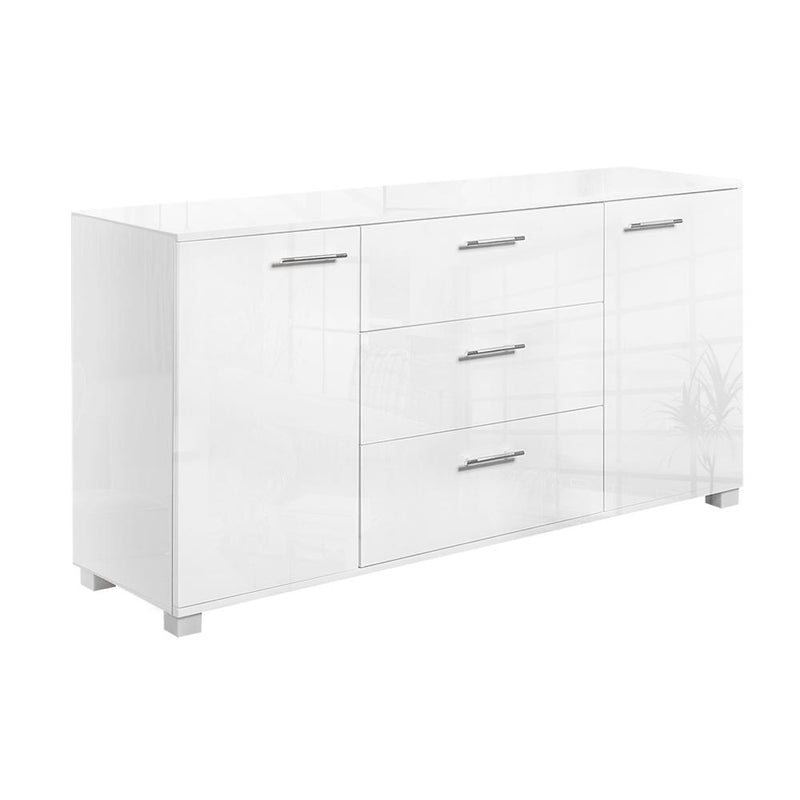 Artiss High Gloss Sideboard Storage Cabinet Cupboard - White Payday Deals
