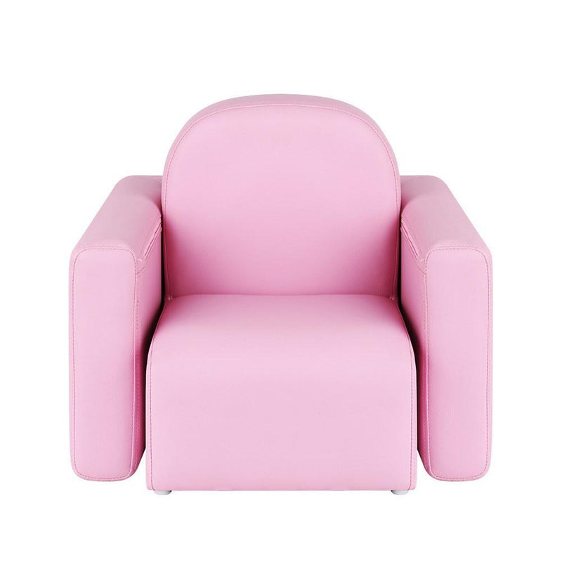 Artiss Kids Covertible Armchair - Pink