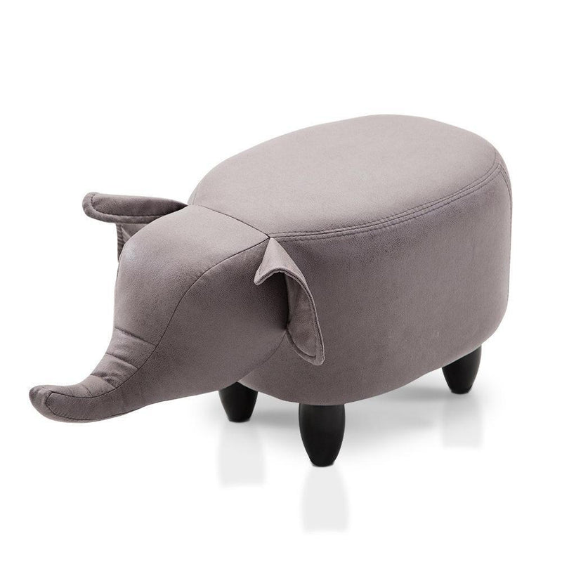 Artiss Kids Elephant Animal Stool - Grey Payday Deals