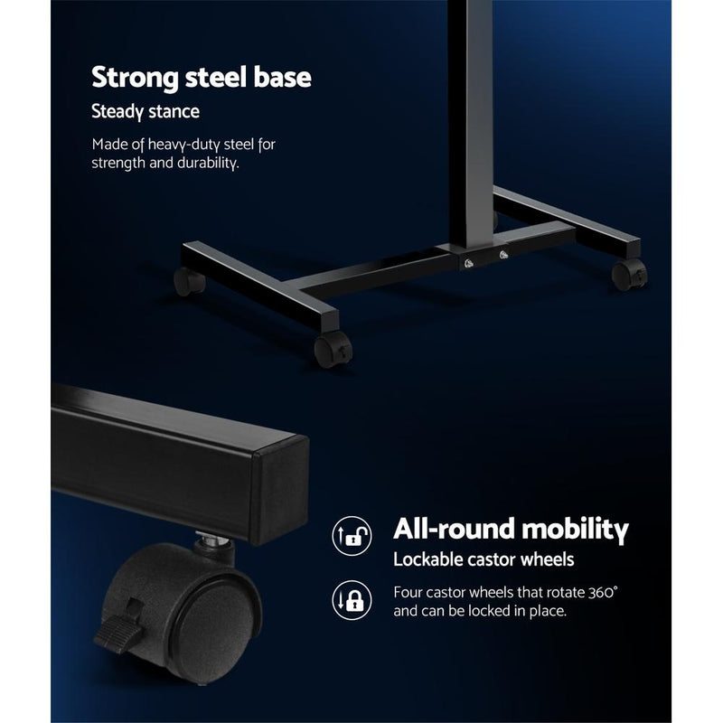 Artiss Laptop Table Desk Adjustable Stand - Black Payday Deals