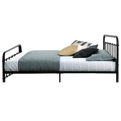 Artiss LEO Metal Bed Frame - Double (Black) Payday Deals