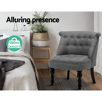 Artiss Lorraine chair - Grey Payday Deals