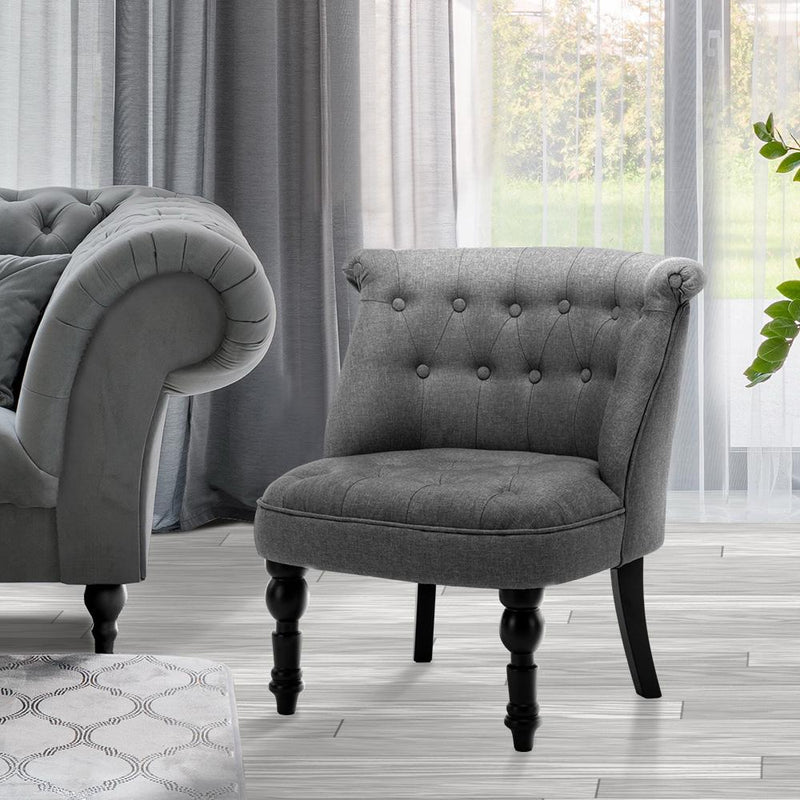 Artiss Lorraine chair - Grey Payday Deals