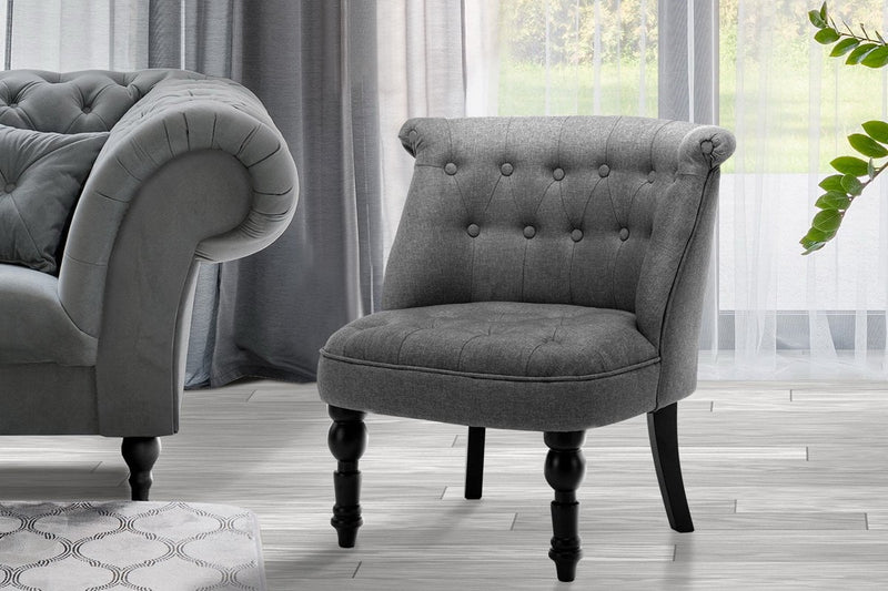 Artiss Lorraine chair - Grey Payday Deals