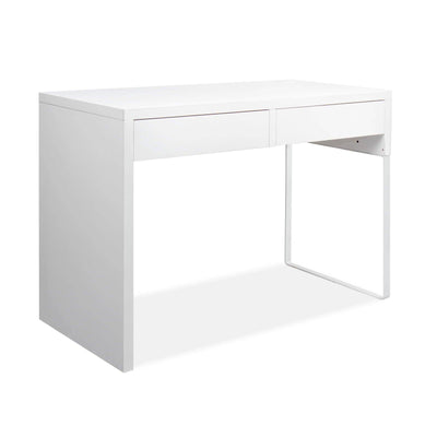 Artiss Metal Desk with 2 Drawers - White